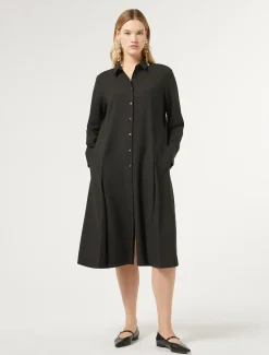 Abito chemisier in gabardina