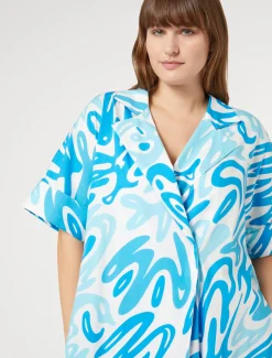 Abito chemisier in popeline