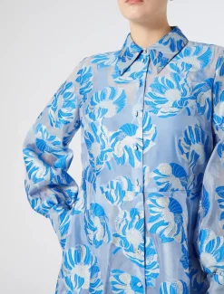 Abito chemisier in seta