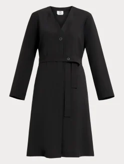 Abito chemisier in tela di pura lana