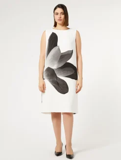 Abito in cady stampato