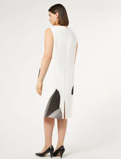 Abito in cady stampato