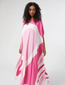 Abito in cady stampato