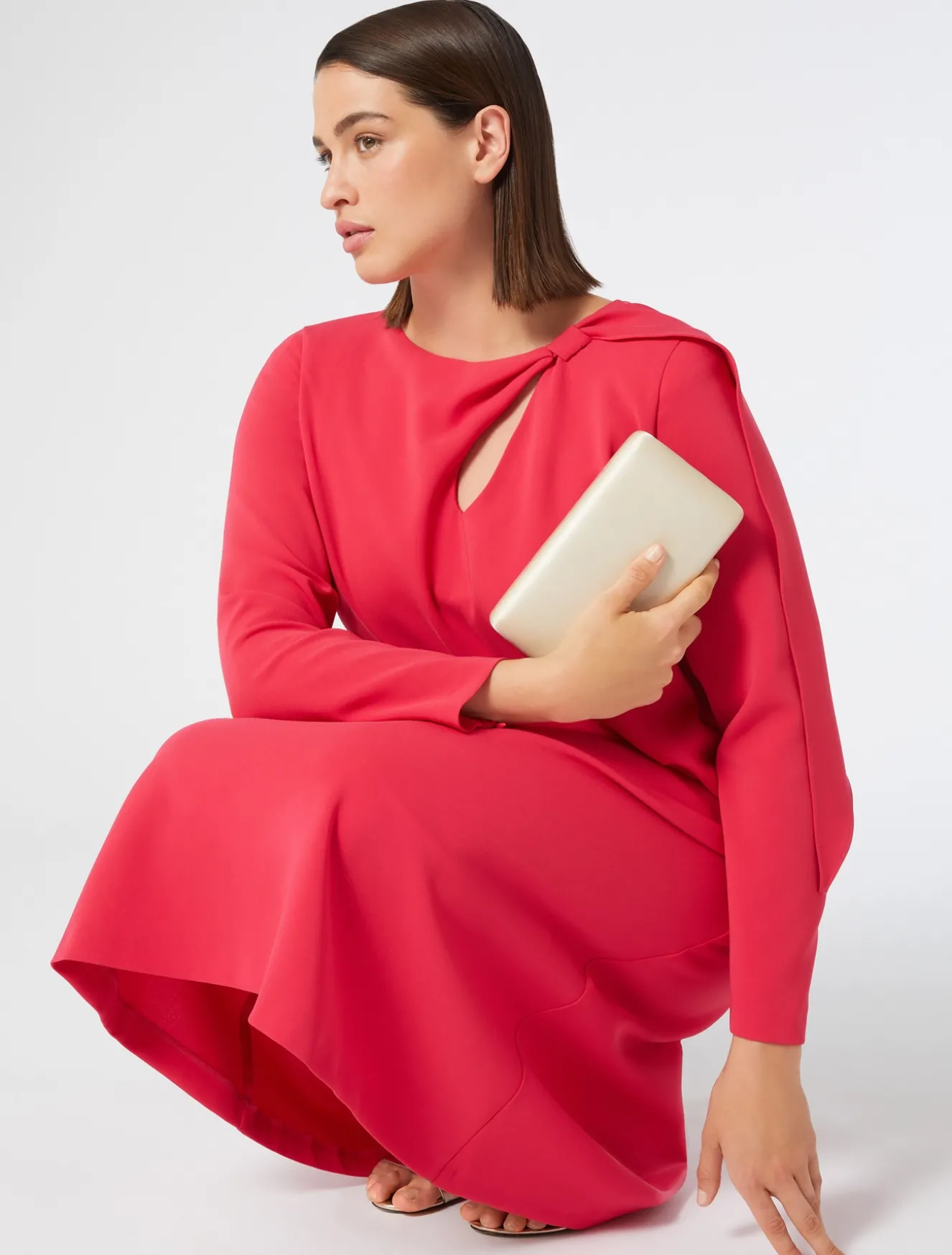 Abito in cady triacetato