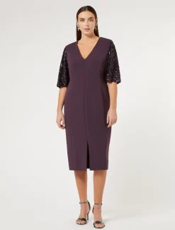 Abito in cady triacetato