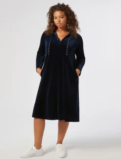 Abito in ciniglia stretch