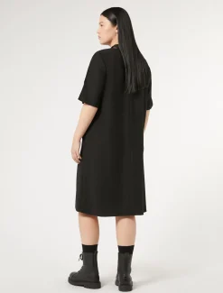 Abito in crêpe di envers satin