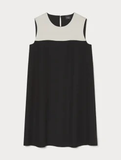 Abito in crêpe envers satin