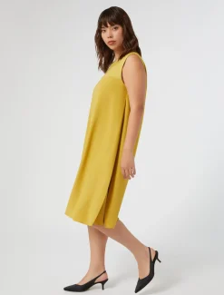 Abito in crêpe envers satin