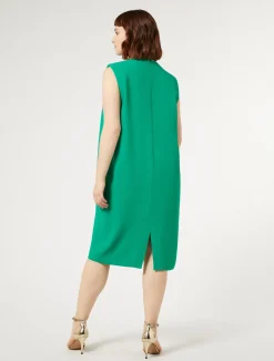 Abito in crêpe envers satin