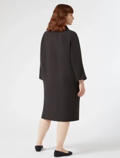 Abito in crêpe envers satin