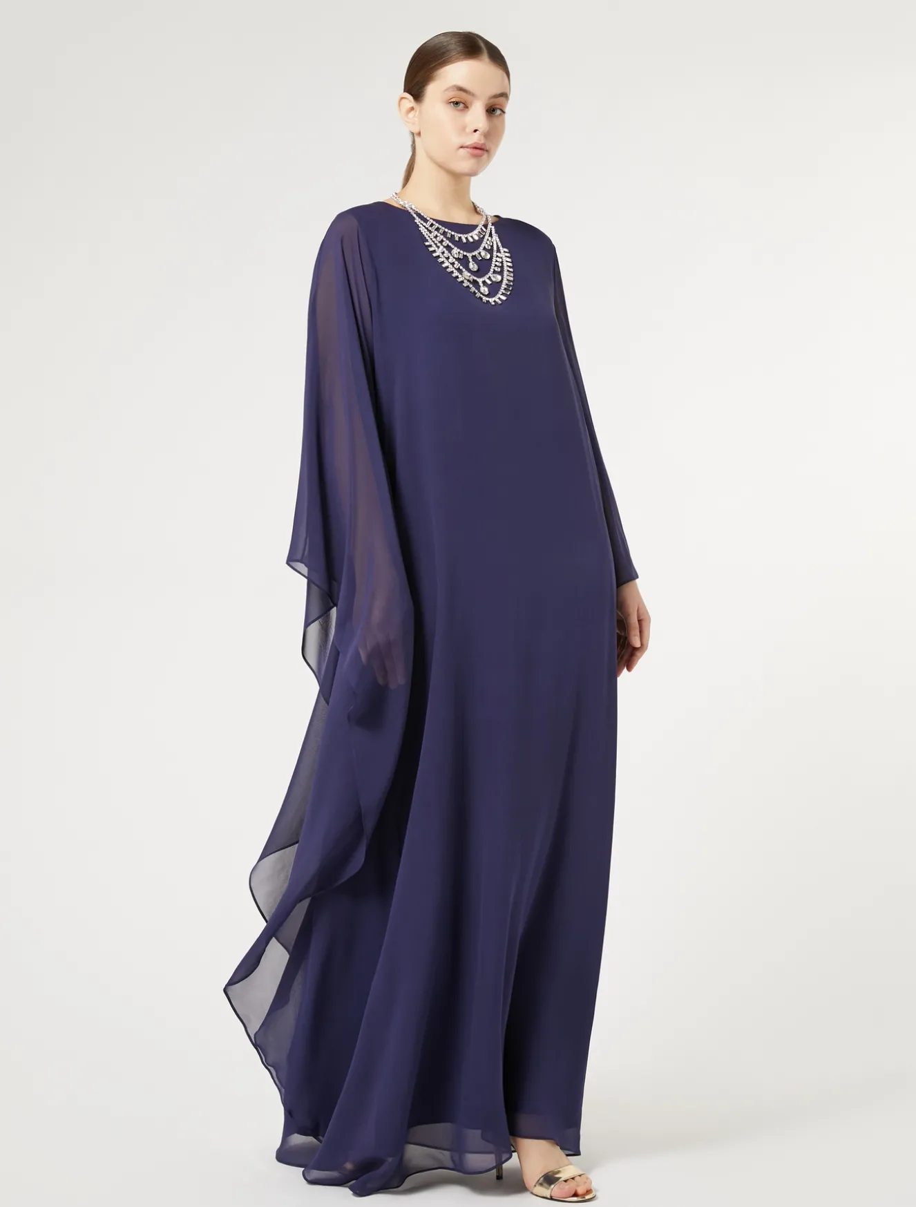 Abito in georgette di seta