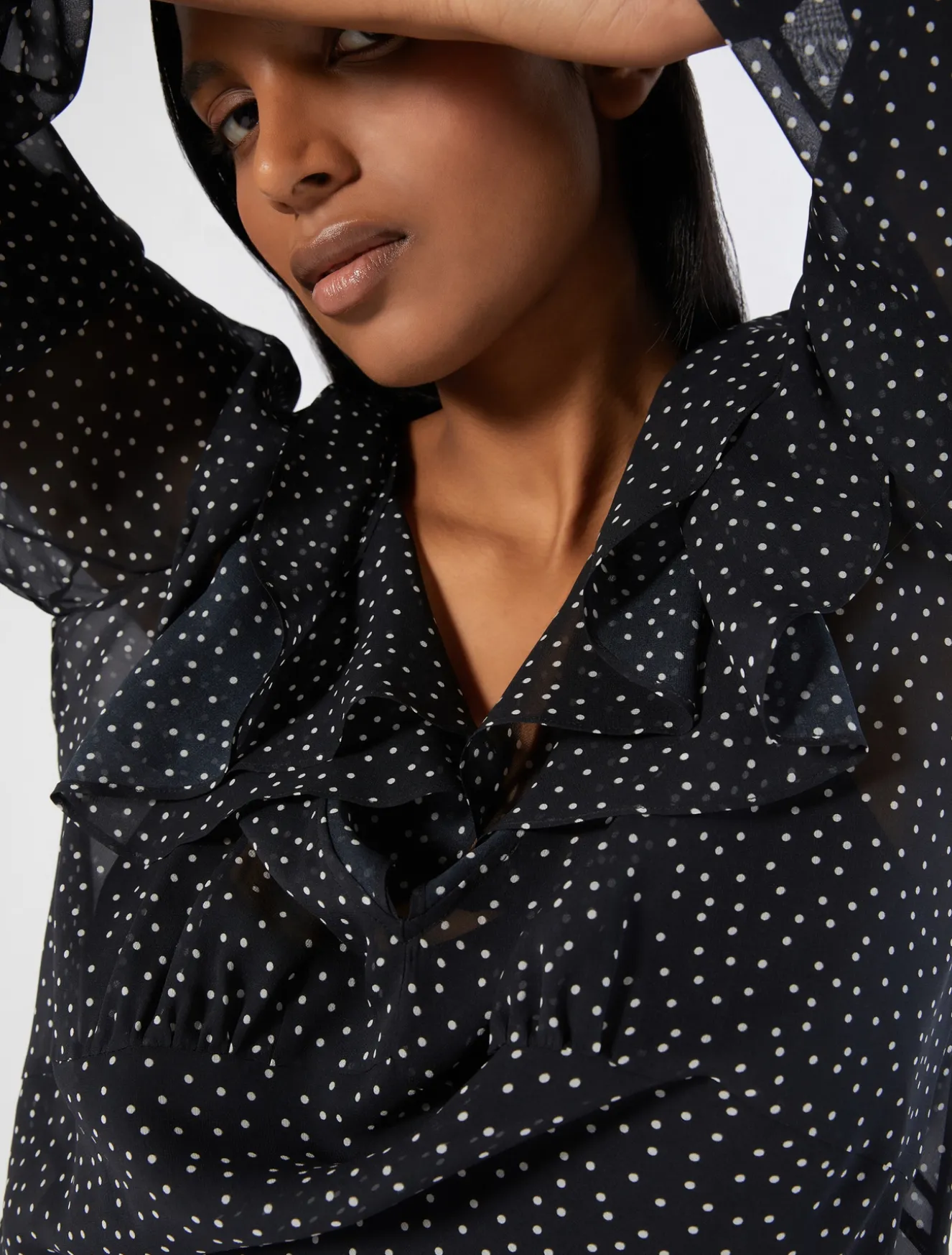 Abito in georgette di seta