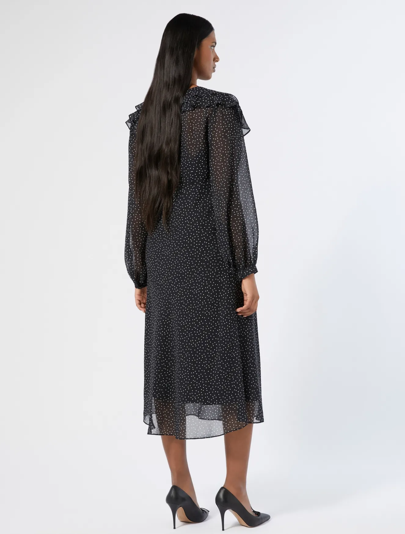 Abito in georgette di seta