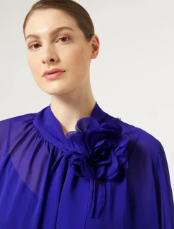 Abito in georgette di seta