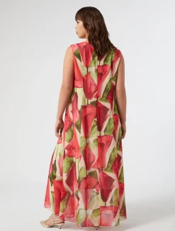 Abito in georgette stampata