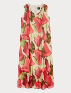 Abito in georgette stampata