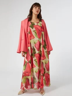 Abito in georgette stampata