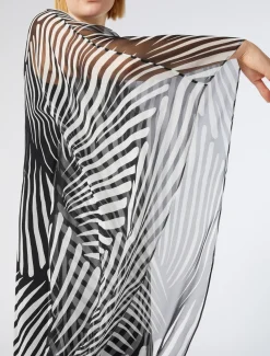 Abito in georgette stampato