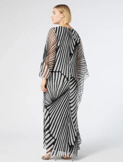 Abito in georgette stampato