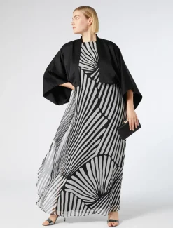 Abito in georgette stampato