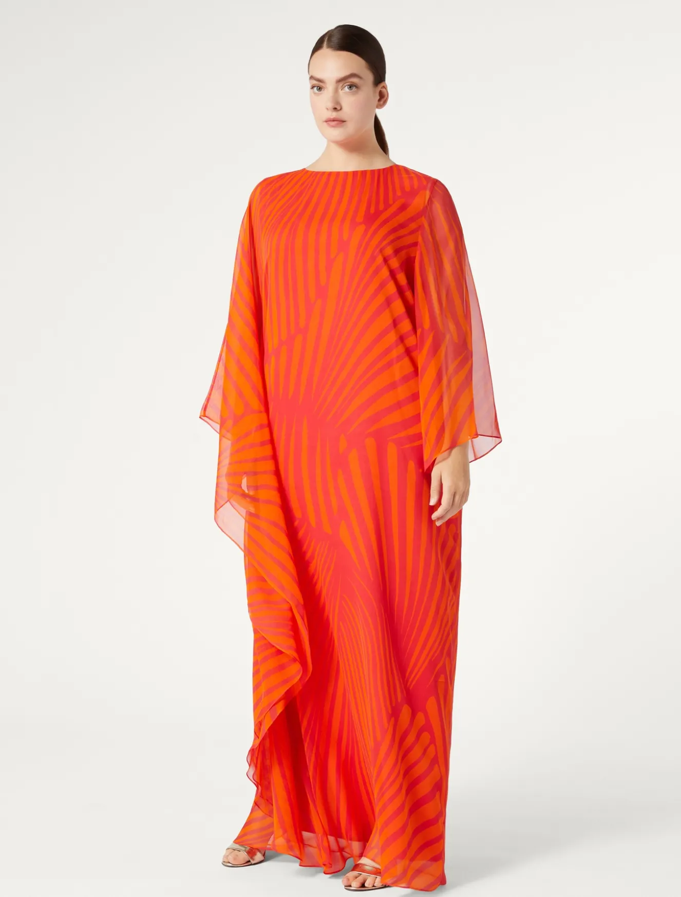 Abito in georgette stampato