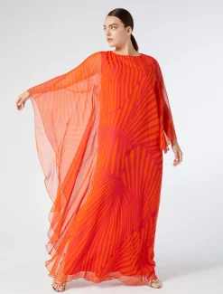 Abito in georgette stampato