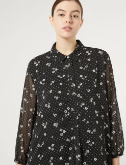 Abito in georgette stampata