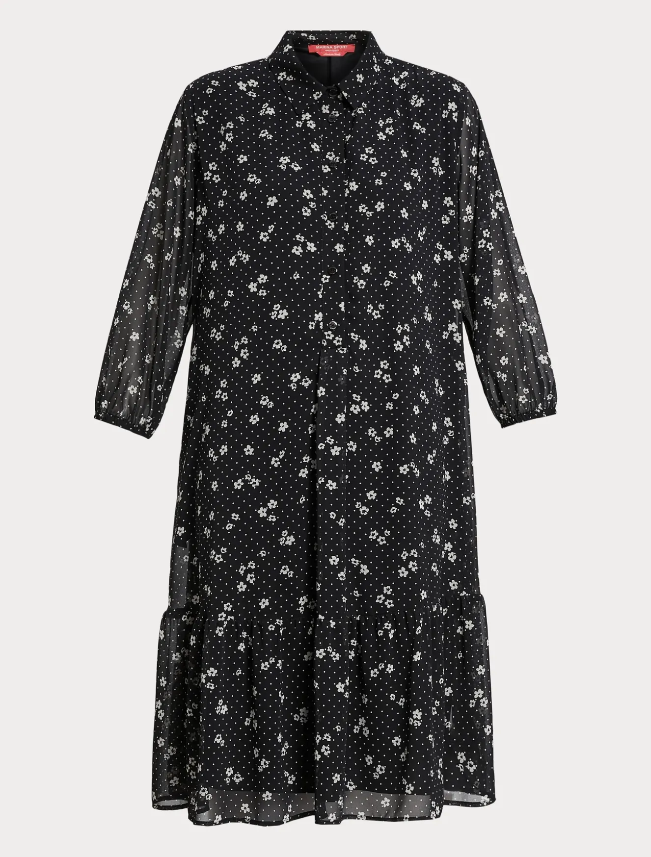 Abito in georgette stampata