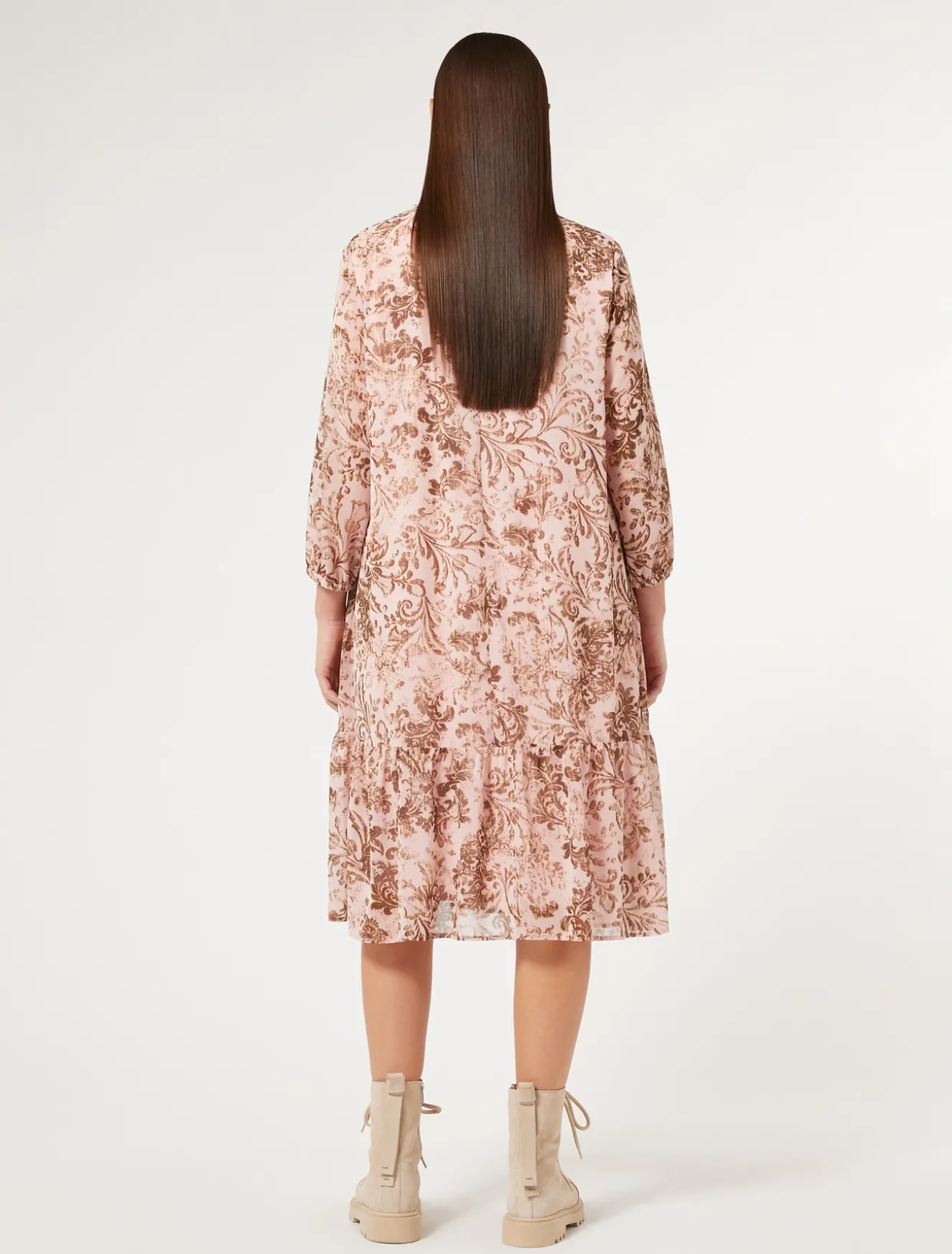 Abito in georgette stampata