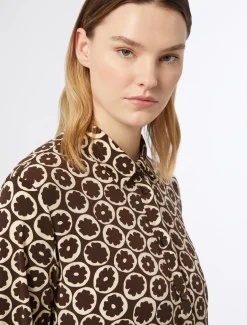 Abito in jersey stampato