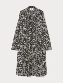 Abito in popeline con stampa