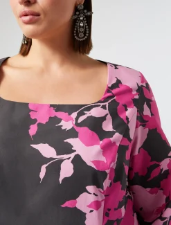 Abito in popeline stampato