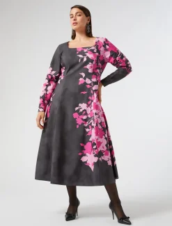 Abito in popeline stampato