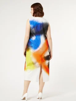 Abito in popeline stampato