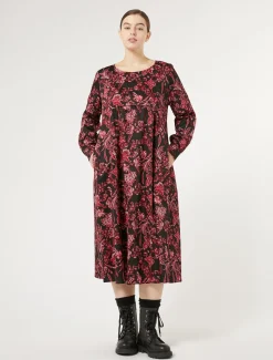 Abito in popeline stampato