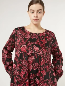 Abito in popeline stampato