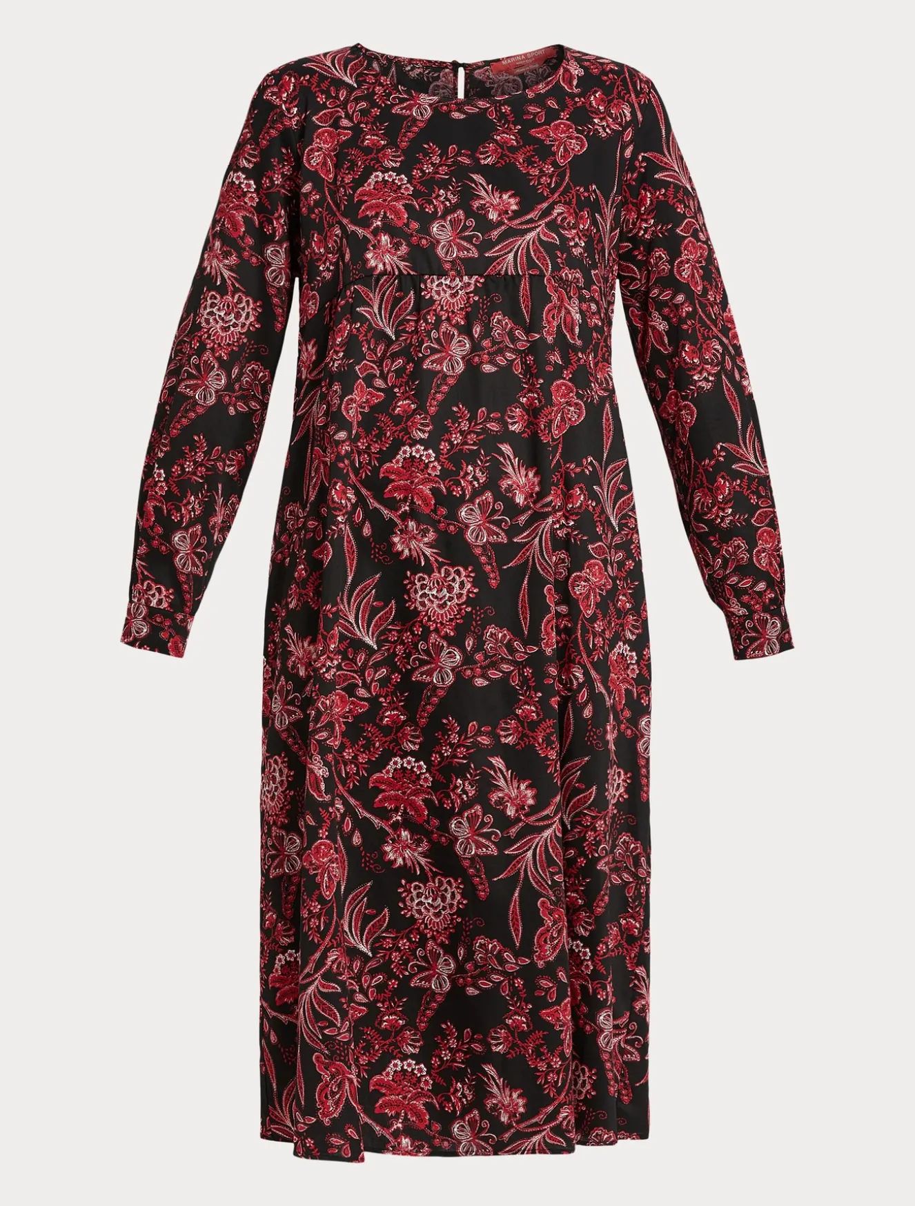 Abito in popeline stampato