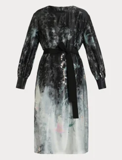 Abito in raso di seta