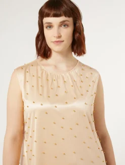 Abito in tulle con ricamo