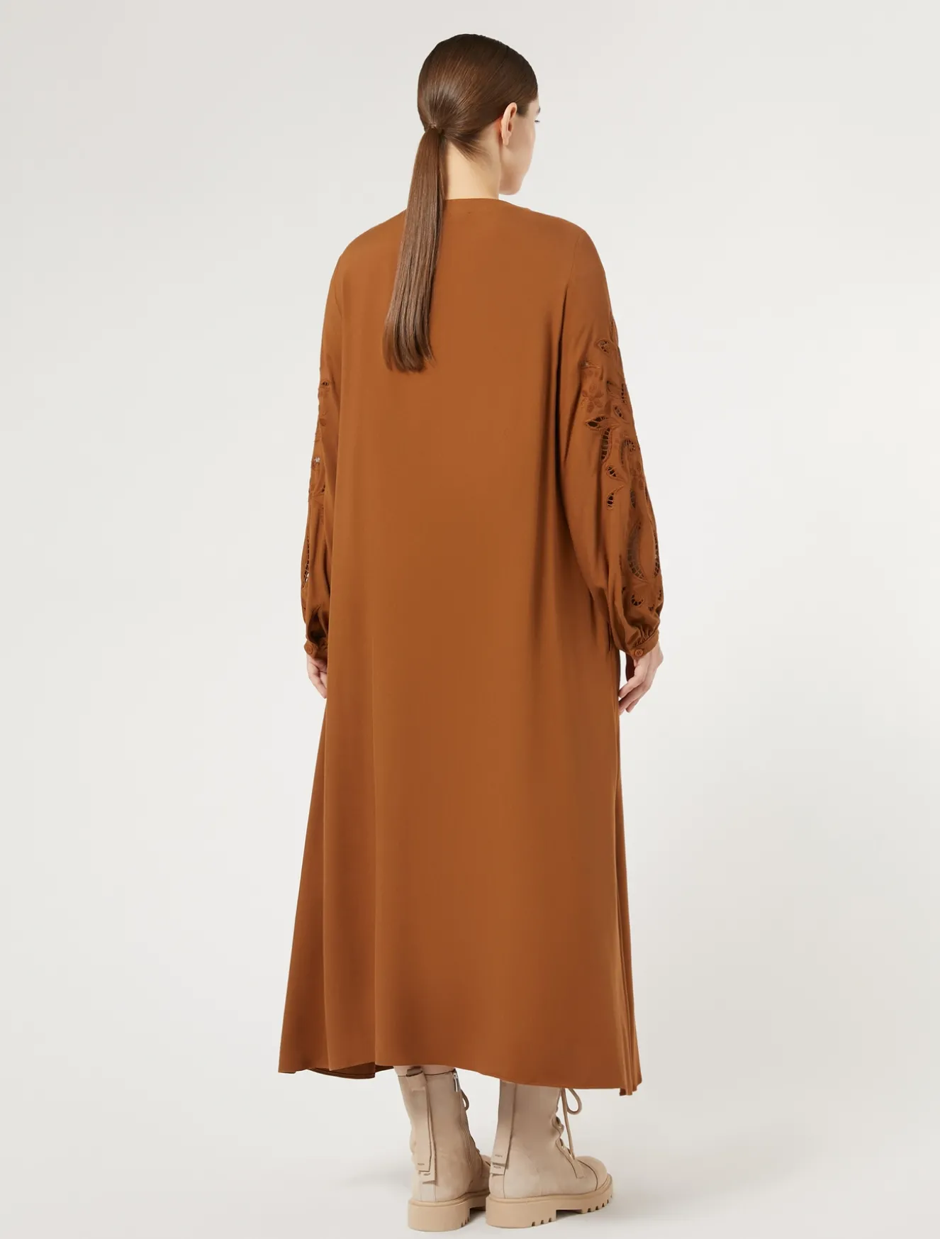 Abito in twill di viscosa