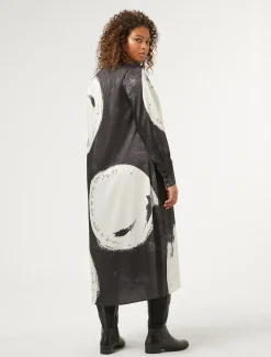 Abito in twill stampato