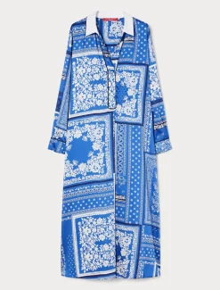 Abito in twill stampato