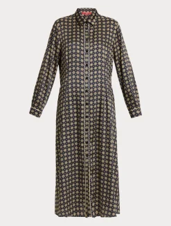 Abito in twill stampato