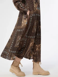 Abito in twill stampato