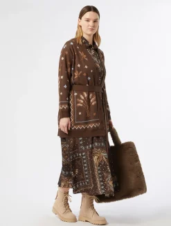 Abito in twill stampato