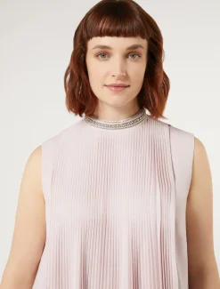 Abito longuette in crêpe