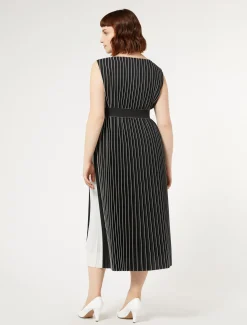 Abito lungo a plissé soleil