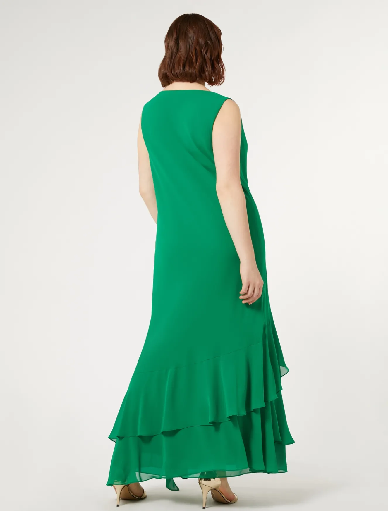 Abito lungo in georgette