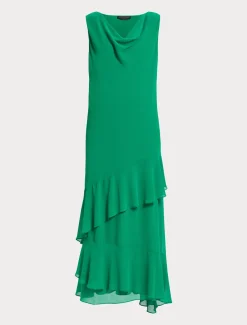 Abito lungo in georgette